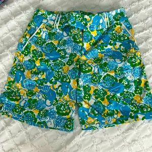 Lilly Pulitzer shorts- lions